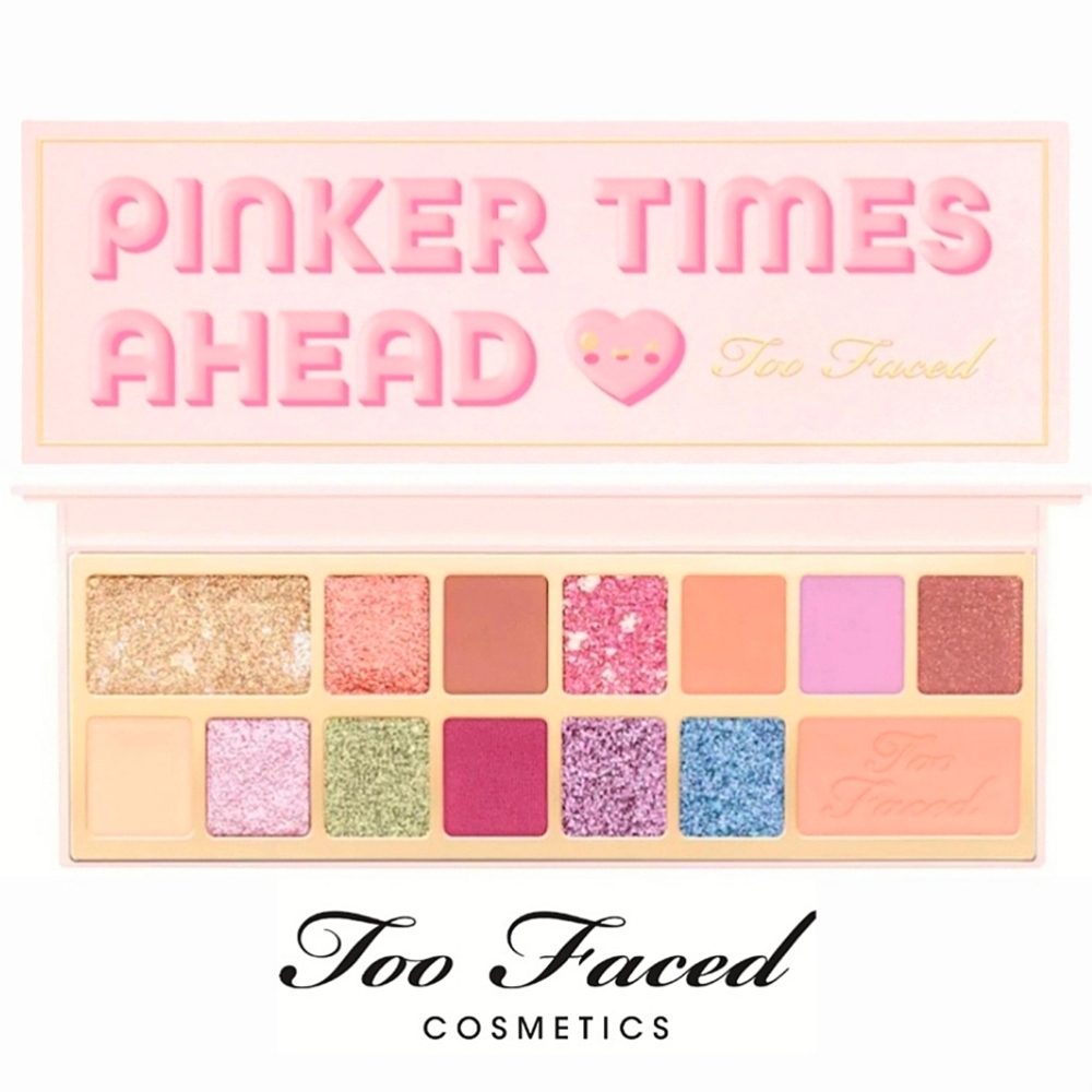 🆕️Too Faced Pinker Times Ahead Eyeshadow Palette NWOB